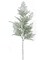72-Pack Frosted Glitter Cedar Pine Sprays | 18-Inch | Holiday Foliage | Winter-Themed Crafting Supplies - 2024 Christmas Collection, Floral Home by Artificial Flowers
